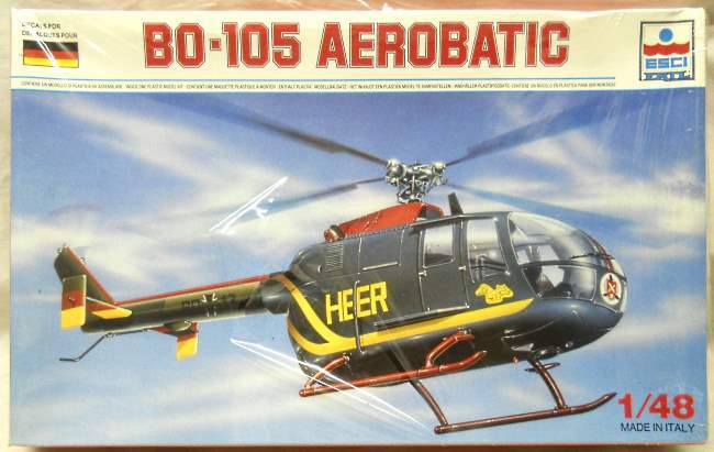 ESCI 1/48 BO-105 Aerobatic, 4081 plastic model kit